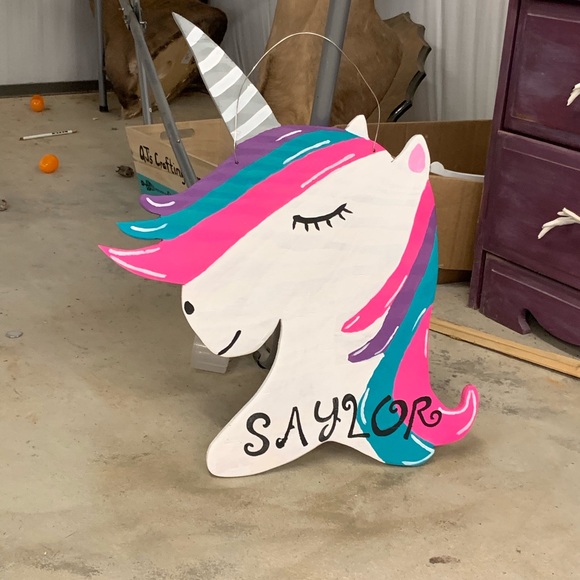 Unicorn door hanger - Picture 1 of 2